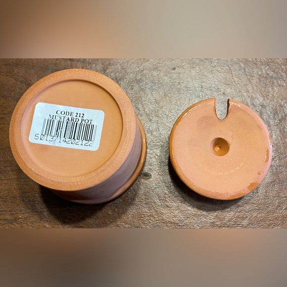 Vintage Henry Watson of Suffolk Mini Mustard Pot - Brown Discontinued - Picture 5 of 7